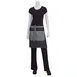 Chef Works AW044-BLK-0 - 19"L X 28.5"W Black 100% Cotton Denim Waist Apron 1 image
