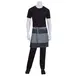 Chef Works AW046-IBL-0 - 19"L X 28.5"W Indigo Blue 100% Cotton Denim Waist Apron - 1/Case 1 image