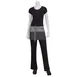 Chef Works AW047-BLK-0 - Black 12"L X 23"W Cotton Denim Waist Apron 1 image