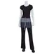 Chef Works AW047-IBL-0 - 12"L x 23"W Indigo Blue 100% Cotton Denim Waist Apron 1 image