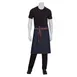 Chef Works AW049-IBL-0 Waist Apron, 24"L x 32"W, Indigo Blue, 100% Cotton Denim, Front Pockets 1 image