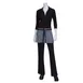 Chef Works AW050-IBL-0 Waist Apron, 12"L x 23"W, Poly/Cotton, Indigo Blue, 3 Pockets 1 image
