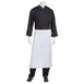 Chef Works B3 -WHT-0 Waist Apron, 33"L x 27-1/2"W, White, Poly/Cotton, No Pockets 1 image