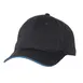 Chef Works BCCT-BLU-0 - Black Polyester Chef Hat, One Size, Adjustable, 100% Polyester - 1/Box 1 image