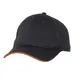 Chef Works BCCT-ORA-0 Black Chef Hat, Baseball Cap, Cool Vent, Buckle Closure, Polyester, One Size 1 image