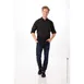 Chef Works BCLZ008-BLK-5XL Men'S Hartford Chef Coat, Black, 5XL, Poly/Cotton, Long Sleeve 1 image