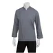 Chef Works BCMC010-GRY-XS Chef Coat XSmall Gray 65/35 PolyCotton Roll‑Up Sleeves Thermometer Pocket 1 image