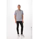 Chef Works BCSZ009-GRY-5XL Short Sleeve Chef Coat, 5XL Gray 65/35 PolyCotton, Thermo/Phone Pockets 1 image