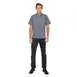 Chef Works BCSZ009-INB-XL Chef Coat, XL Ink Blue, Short Sleeve, 2‑Way Zipper, Apron Snap, Pockets 1 image