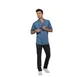 Chef Works BCSZ009-SKY-L Chef Coat, Sky Blue, Size L, Short Sleeve, Vent™ Sides, 2‑Way Zipper 1 image
