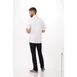 Chef Works BCSZ009-WHT-5XL Short Sleeve Chef Coat, White 5XL Poly/Cotton Twill, Slits, Phone Pocket 2 image