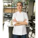 Chef Works BCWLZ005-WHT-M Women's Chef Coat, M White 65/35 PolyCotton Twill, Vent, 2‑Way Zipper 1 image