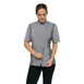 Chef Works BCWSZ006-GRY-M - Women's Short‑Sleeve Springfield Chef Coat, Gray 65/35 Twill, Cool Vent™ 2 image