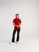 Chef Works BCWSZ006-RED-3XL - Women's Chef Coat, Red 3XL Short Sleeve, 65% Polyester/35% Cotton, Cool Vent Side Panels, Zipper Front 1 image