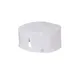 Chef Works BEAN-WHT-LXL White Beanie with Velcro Closure, One Size Fits Most, 65/35 Poly/Cotton 1 image