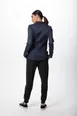 Chef Works CBZ02W-GRY-L Women’s Chef Coat – Raglan Sleeve, Zipper, Mesh Side Slits, Thermometer Pocket, Apron Tab, Grey 62/38 PolyCotton, Recycled Mesh L 2 image
