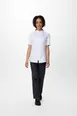 Chef Works CBZ04W-WHT-XL Chef Coat XL White 62/38 PolyCotton Mesh Short‑Sleeve Zipper Pocket 1 image
