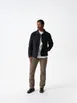 Chef Works CEL01-BLK-2XL Chore Coat, 2XL Black, 100% Cotton, Long Sleeve, Front Closure, Hip Pockets 1 image