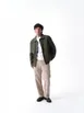 Chef Works CEL01-OLI-M Chore Coat, Medium Olive, 100% Cotton, Long Sleeve, Button Front, Hip Pockets 1 image