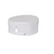 Chef Works DFWB-WHT-0 White Beanie, Vent Mesh, Adjustable Velcro, Size Fits Most, 65/35 Poly/Cotton 1 image