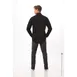 Chef Works DPDS-BLK-3XL Men's Pilot Shirt, 3XL, Black, Poly/Cotton/Elastane 2 image