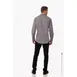 Chef Works DPDS-GRY-3XL Men's Pilot Shirt Gray, 3XL, Poly/Cotton, Roll-Up Long Sleeves, Button Front 2 image