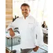 Chef Works EWCC-WHT-36 Chef Coat, White 65/35 Poly‑Cotton, Size 36, Thermometer Pockets 1 image