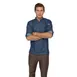 Chef Works EXDZ001-IBL-M Gramercy Chef Coat, Indigo Denim, 100% Cotton, Zipper, Apron Holder 2 image