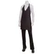 Chef Works F23 -BLK-0 Tuxedo Bib Apron, 33"L x 27.5"W, Adjustable Neck Buckle, Patch Pocket, 65/35 Poly/Cotton, Black 1 image