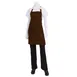 Chef Works F53-BLK-0 Bib Apron, 30.5"L x 24"W, Neck Strap, 2 Pockets, 65/35 PolyCotton, Black 1 image