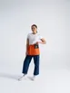 Chef Works F9-TAG-0 Waist Apron, 12"L X 23"W, Poly/Cotton, Tangerine - 1/Case 1 image