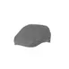Chef Works HB001-GRY-SM Gray Cotton Twill Chef Hat, Small/Medium, Cotton - 1/Box 1 image