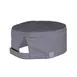 Chef Works HBA01-GRY-SM Gray Beanie, Poly/Cotton, Adjustable Velcro Closure, One Size Fits Most 1 image