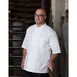 Chef Works JLCV-WHT-XL Chef Coat, Short‑Sleeve, Cool Vent™ Yoke, 65/35 Poly‑Cotton Twill, White, XL 1 image