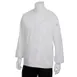 Chef Works JLLS-WHT-M Calgary Chef Coat, Medium, White, 65/35 Poly/Cotton Twill, Long Sleeve 1 image