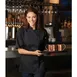 Chef Works KL150-BLK-XL Women’s Bistro Chef Coat, Tapered Fit, Black 65/35 Poly‑Cotton Twill, XL 1 image