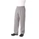 Chef Works NBCP-000-S Chef Pants Black/White Checkered PolyCotton 65/35 Waistband Multiple Pockets 1 image
