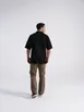 Chef Works PCSS-BLK-L Chef Coat, 65% Polyester/35% Cotton, Black, Size L - 1/Each 2 image
