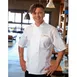 Chef Works PCSS-WHT-XS - Volnay Chef Coat, Short Sleeve, 65/35 Poly-Cotton, White, XSmall - 1/Each 1 image