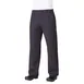 Chef Works PSER-BLK-S - Slim Fit Pants, Small Black 65/35 PolyCotton, Drawstring, Zipper Fly, 4 Pockets 1 image