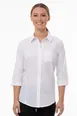 Chef Works SES01W-WHT-XL Oxford Cook Shirt, XL, White, Poly/Cotton/Elastane, Snap Front Closure 1 image