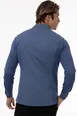 Chef Works SES02-BLU-4XL Men's Seville Cook Shirt, 4XLarge, Blue, Poly/Cotton/Elastane 2 image