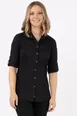 Chef Works SES02W-BLK-M Women's Seville Cook Shirt, Large Black, Poly/Cotton/Elastane Stretch Fabric 1 image