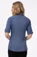Chef Works SES02W-BLU-2XL Women's Seville Cook Shirt, 2XLarge, Poly/Cotton, Blue, Stretch Fabric 2 image