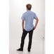Chef Works SHC02-BLU-4XL Men's Gingham Cook Shirt, Short Sleeves, Blue, 4XL, 65/35 Poly/Cotton 2 image