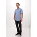 Chef Works SHC02-BLU-4XL Men's Gingham Cook Shirt, Short Sleeves, Blue, 4XL, 65/35 Poly/Cotton 1 image