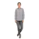 Chef Works SHC05W-CHO-L Women's Gingham Cook Shirt, Large, Chocolate Brown, Poly/Cotton, Long Sleeve 1 image