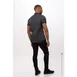 Chef Works SHC07-BLK-4XL Men's Charleston Cook Shirt, Short Sleeves, Black, 4XL, 65/35 Poly/Cotton 2 image