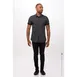 Chef Works SHC07-BLK-L Men's Charleston Shirt, Large, Black, Poly/Cotton, Short Sleeve, Button Front 1 image