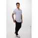 Chef Works SHC07-BLU-4XL Men's Charleston Cook Shirt, Short Sleeves, Blue, 4XL, 65/35 Poly/Cotton 1 image